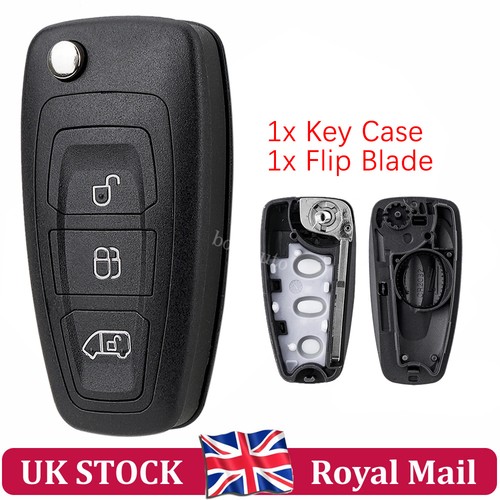 Flip key fob case - 3, button