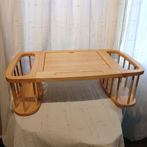 Vintage folding wood - wood, tray