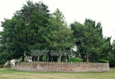 PHOTO  CHARLES THOMPSON'S GRAVE BERRY HILL MANSFIELD NOTTS. THE PLOT OF LAND - S
