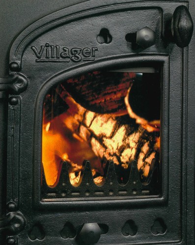 Villager stove glass 185mm - b,