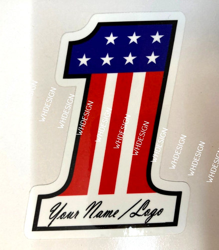 Usa decal harl motorcycle - usa,
