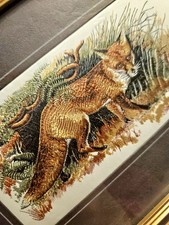 Red Fox Vintage Woven Silk