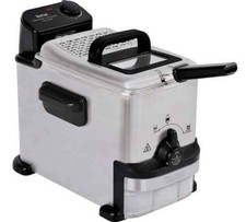 Tefal FR701640 Deep Fryer Oleoclean Compact 2L 1500W Stainless Steel & Black