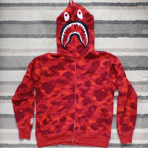 Bape shark hoodie - bape,