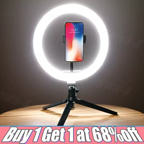 Led ring light with stand - 10",