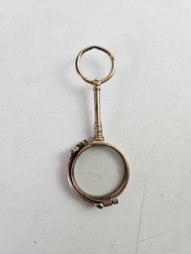 Antique gold metal lens