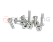 4x Kawasaki GPX750R 1986-1990 M6x30 stainless pan button head fairing bolts