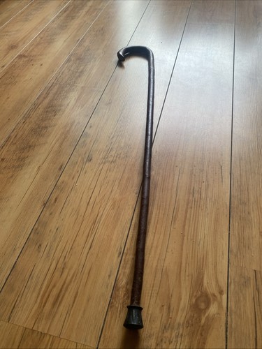 Unusual steel tipped crook - unusual,