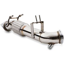 Stainless exhaust front - 3",
