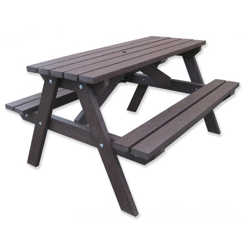 Picnic bench recycled - recycled, plastic