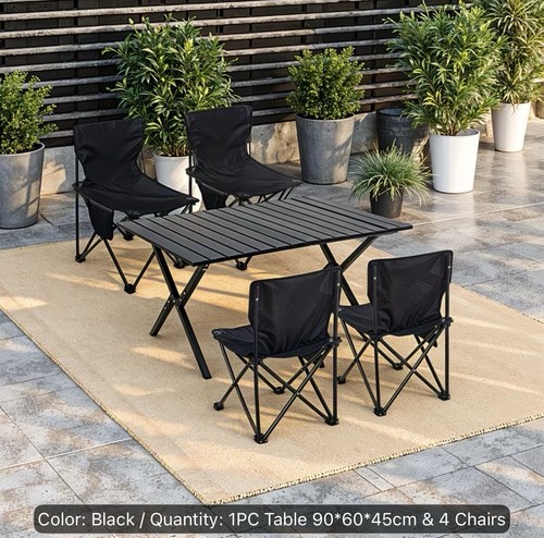 Children folding camping table - children,