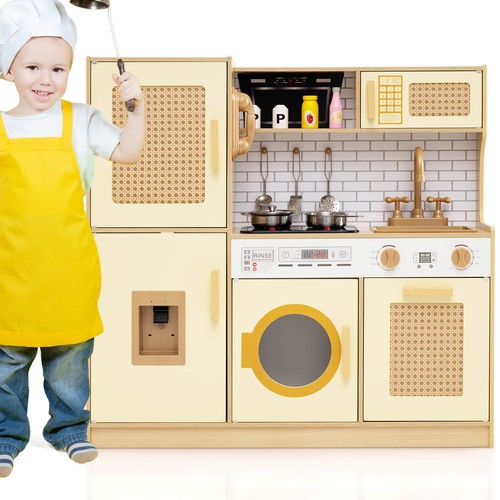 Wooden kids kitchen - kids,