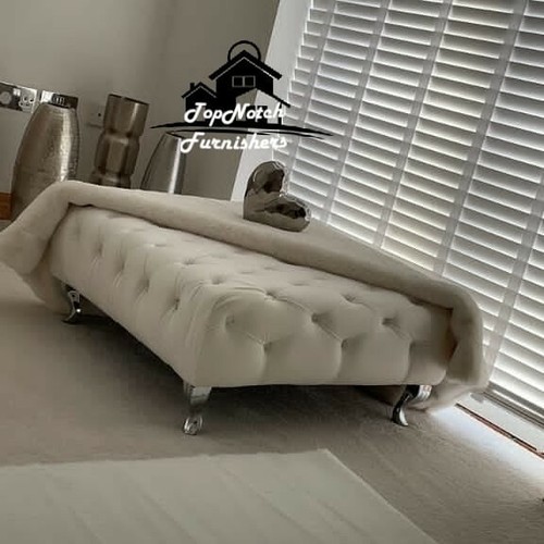 Chesterfield footstool coffee - chesterfield,