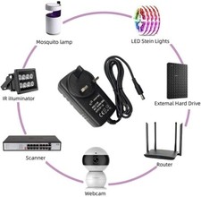 AC DC 12V 1A/2A/3A/5A/6A/7A/8A/10A POWER SUPPLY ADAPTER FOR LED STRIP LIGHT CCTV