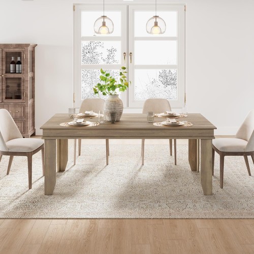 Farmhouse dining table for 8 - dining, 6-8