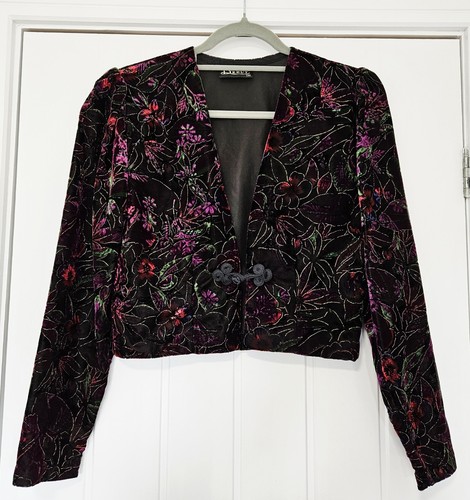 Vintage velvet cropped - vintage, jacket