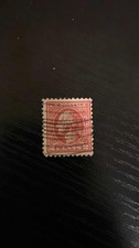 US Postage Stamp George Washington 2c Red Used Vintage Collectors