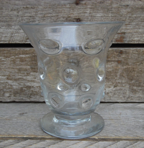 Vintage original pressed - pressed, glass