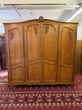 QUALITY FRENCH CARVED OAK FOUR