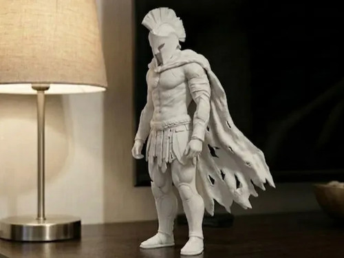 Spartan king warrior statue - king,