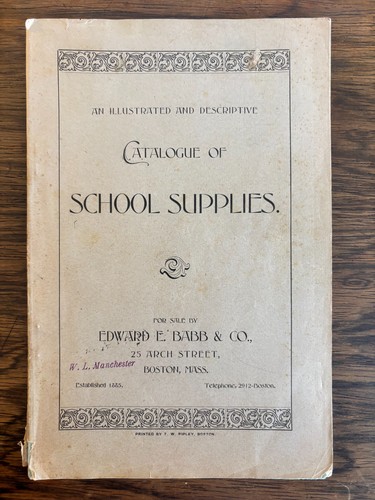 C1900 school supply - supply, trade