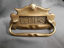 BRASS LETTERBOX VERY ORNATE