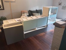 IKEA Besta and Glassvik tv storage