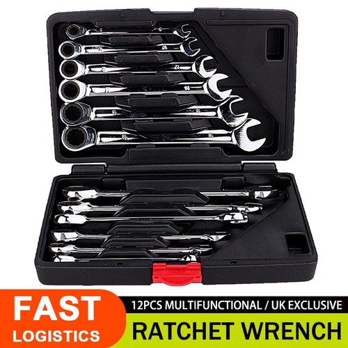 12pcs fixed ratchet - fixed, spanner