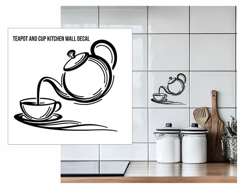 Teapot and teacup - teapot, kitchen