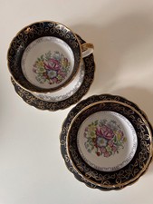 2x Rosina Bone China Tea Cups