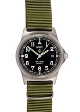 Official MWC G10LM Watch Olive Green Strap 50m Water Proof Military Quartz G1098