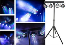 QTX LED Disco Lights DJ Bar