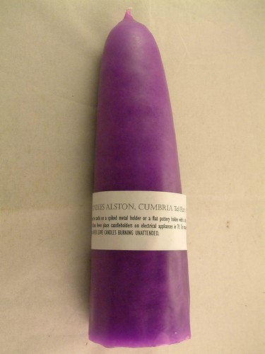Hand dipped pillar candle made - dipped,