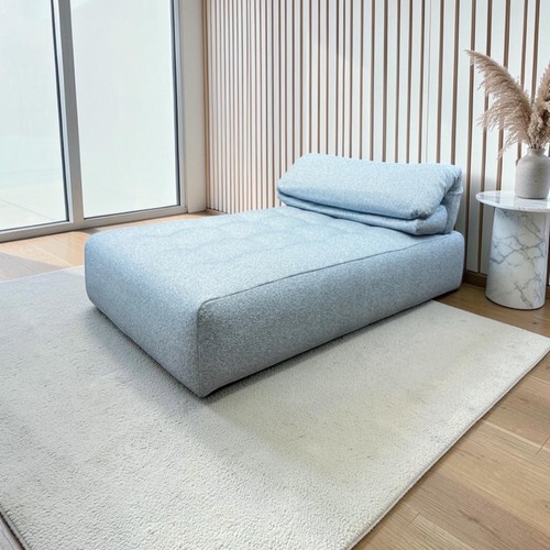 Sofa chaise longue light - light, blue