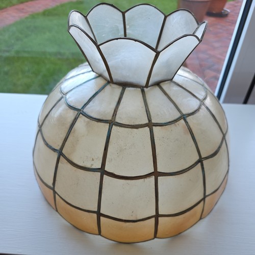 Vintage capiz shell light - shell,