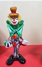 Murano Glass Clown Italian Glass Colourful and Detailed