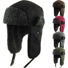 Wool Blend Aviator Trapper