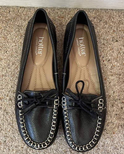 Hotters honiton black leather - honiton,