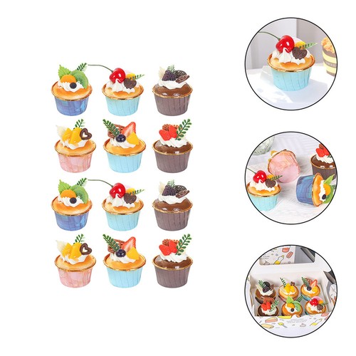 Pcs artificial cupcakes - artificial,