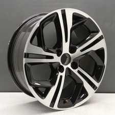 PEUGEOT 208 GTI 17" ALLOY WHEEL RIM 7J ET20 OEM BLACK DCUT 9801532477 GENUINE X1