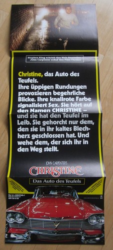 Filmplakat christine 1983 kino - 1983,
