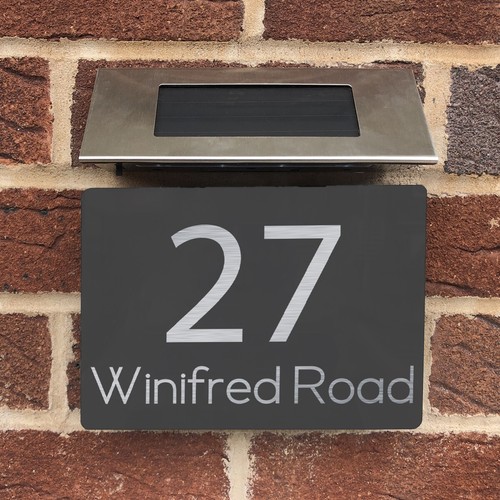 House number plaques - house,