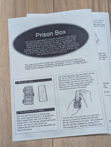 Tenyo prison box - box, trick