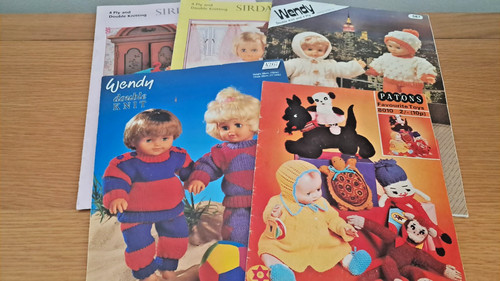 Bundle dolls knitting patterns - dolls,