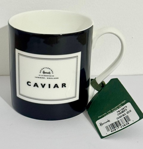 Harrods caviar logo mug cup - harrods,
