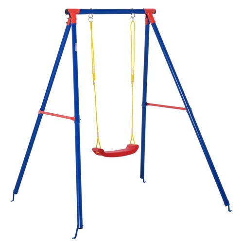 Outsunny metal swing set - outsunny, w/