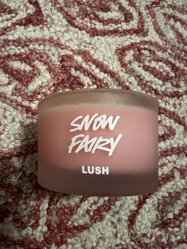 Lush snow fairy candle - fairy,