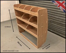 VAUXHALL VIVARO VAN RACKING SWB 2019 >> ONWARDS STORAGE - SHELVING NEW MODEL 