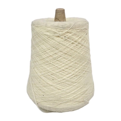 Knitting wool yarn cone cream - cone,