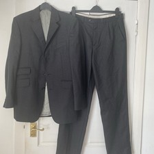 Dark Grey Aquascutum Jacket 38R Trousers 32R Length 32 Inches